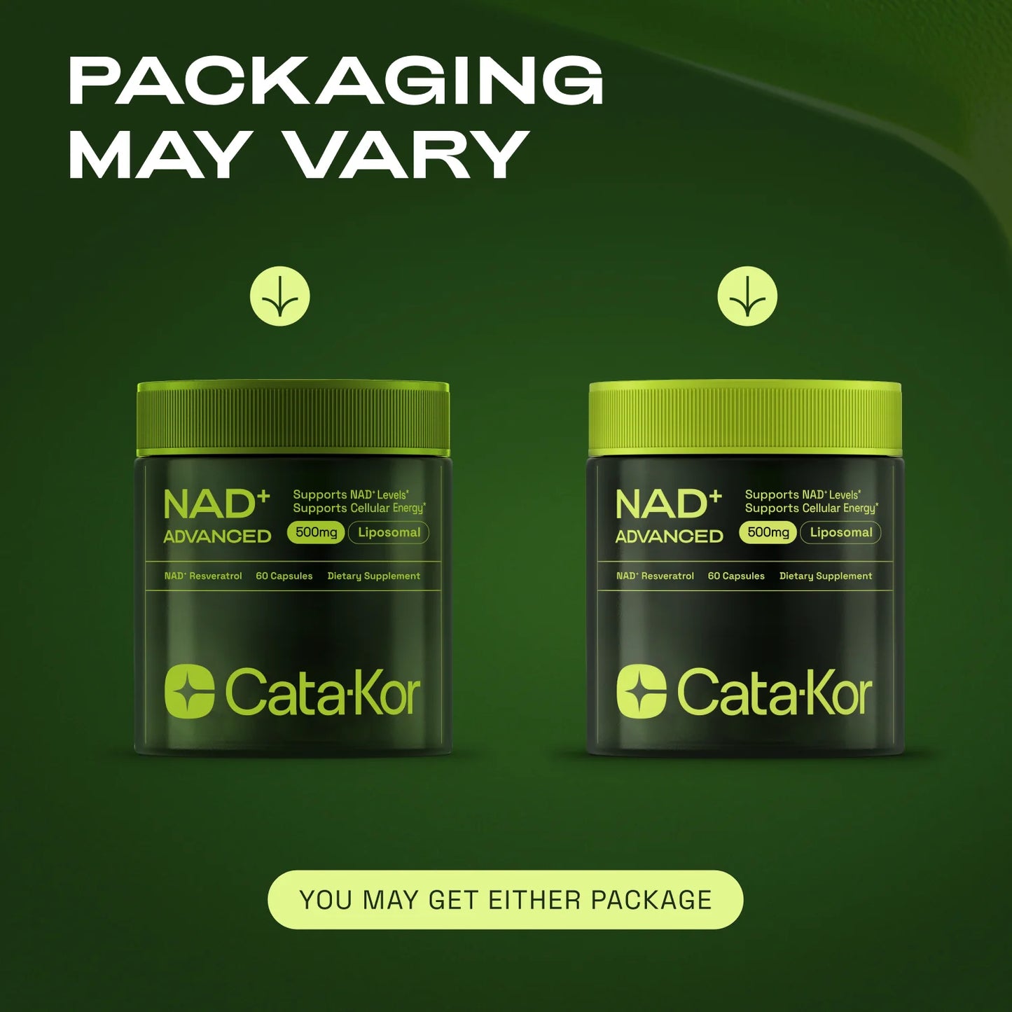CATA-KOR NAD+ ADVANCED - NAD SUPPLEMENT WITH RESVERATROL