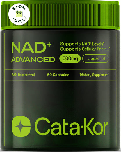 CATA-KOR NAD+ ADVANCED - NAD SUPPLEMENT WITH RESVERATROL